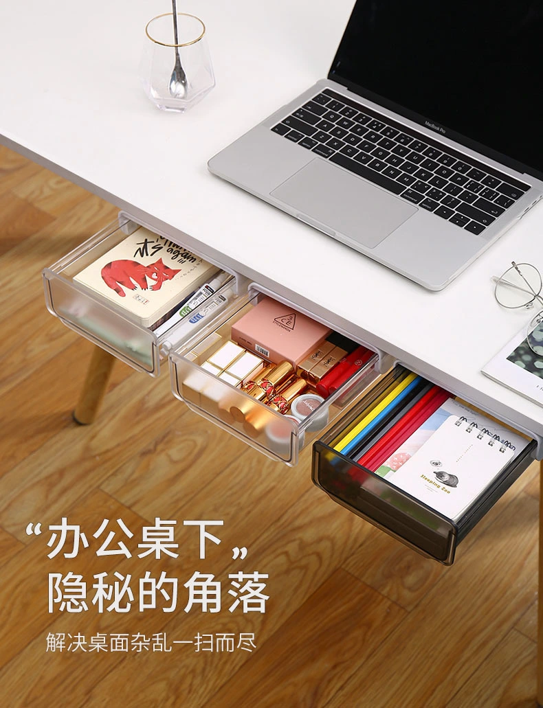 Plastic Under Desk Draw Under Desk Hidden Drawer Box Under Desk Organizer Drawer