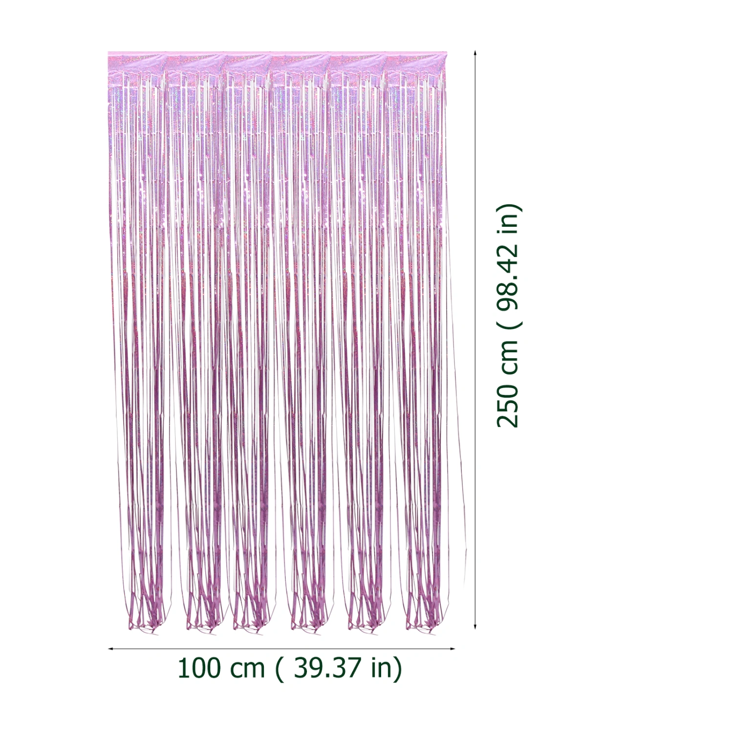2pcs Tinsel Curtain Glitter Tinsel Fringe Curtains Background Decoration