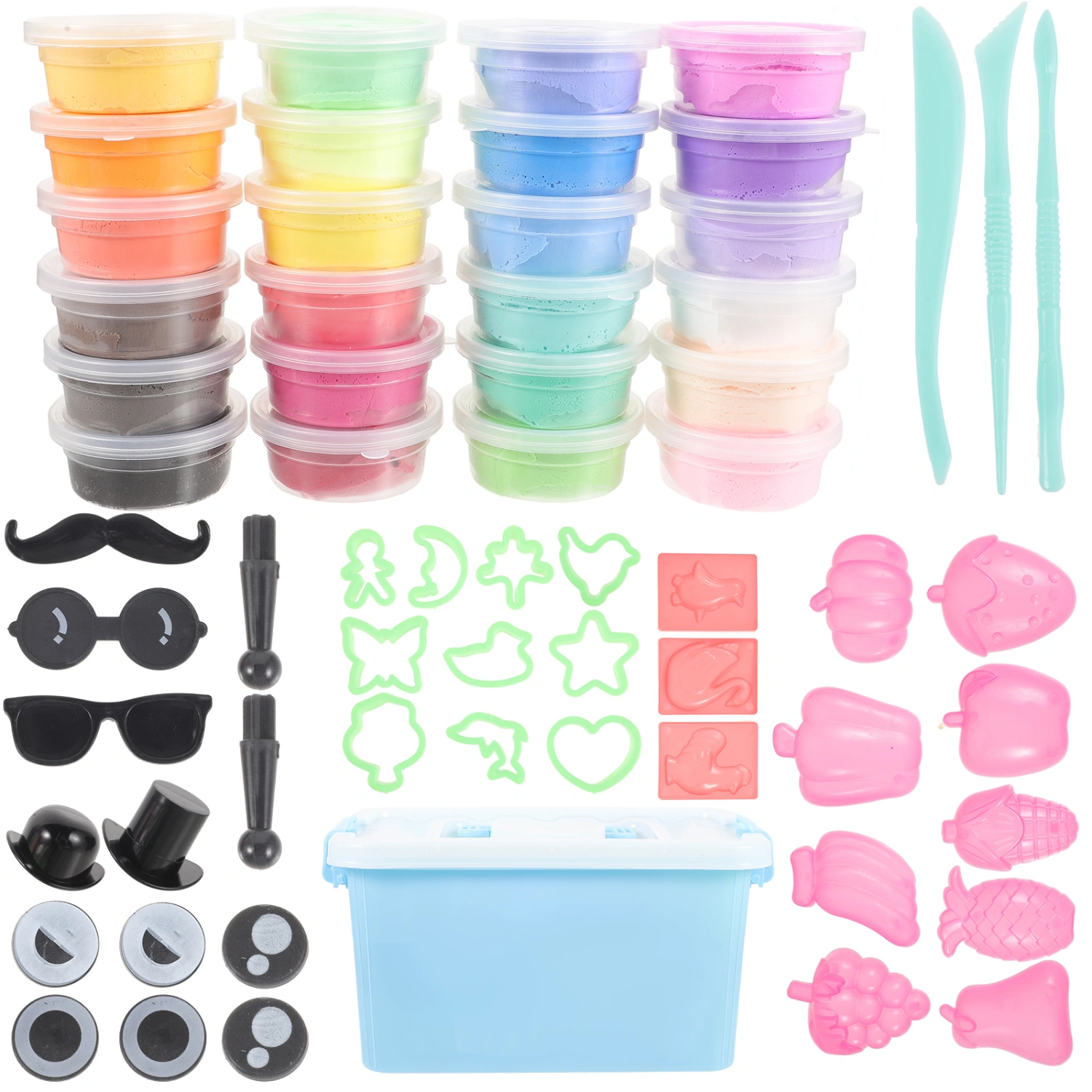 1 Set of Modeling Clay for Kid Clay Polymer Kit DIY Craft Tool for Making Clay Crafts Polymer Clay Set