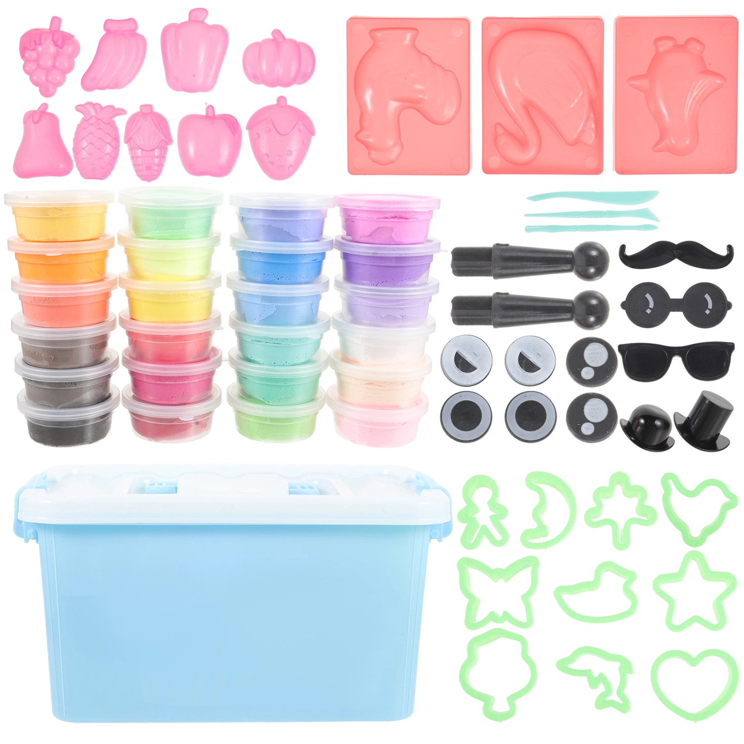 1 Set of Modeling Clay for Kid Clay Polymer Kit DIY Craft Tool for Making Clay Crafts Polymer Clay Set