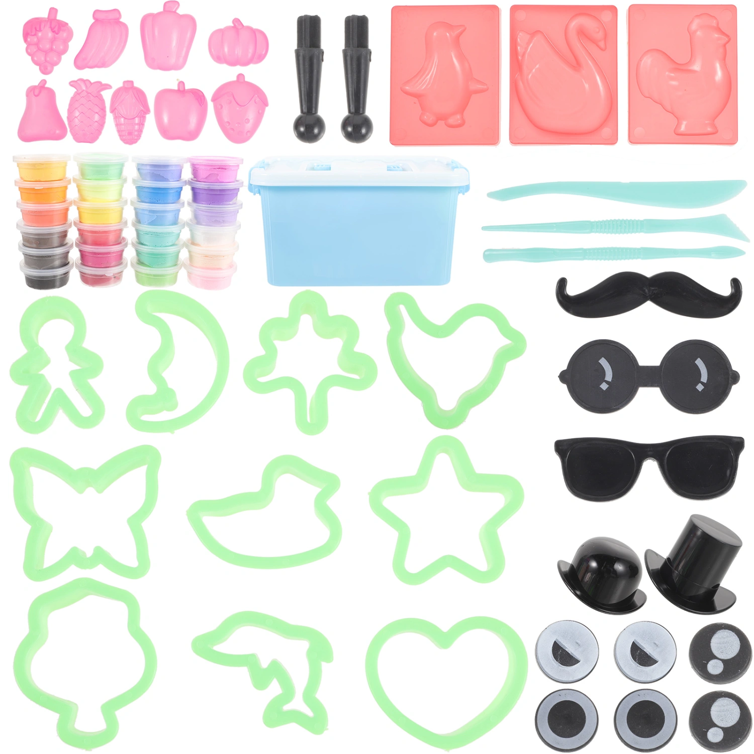 1 Set of Modeling Clay for Kid Clay Polymer Kit DIY Craft Tool for Making Clay Crafts Polymer Clay Set