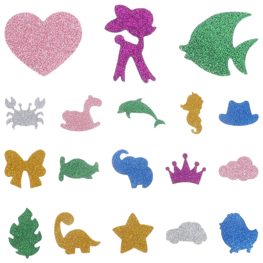 28pcs Adhesive Backing Cartoon Foam Cartoon Stickers  Sticker Self-adhesive Decals For Diy