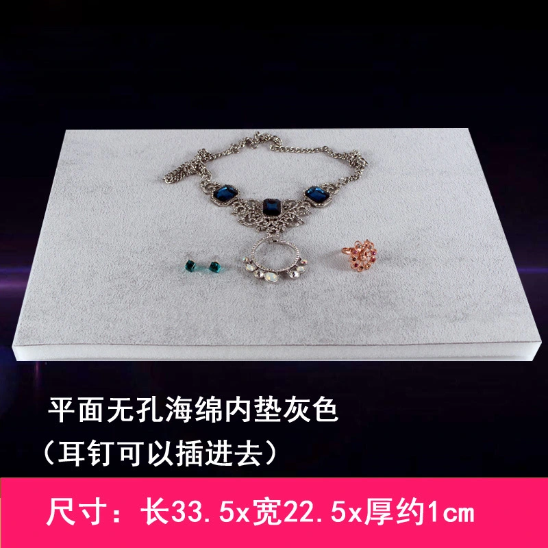 Jewelry Display Sponge Mat Inserting Type Earring Necklace Display Tray Jewelry Box Sponge Liner