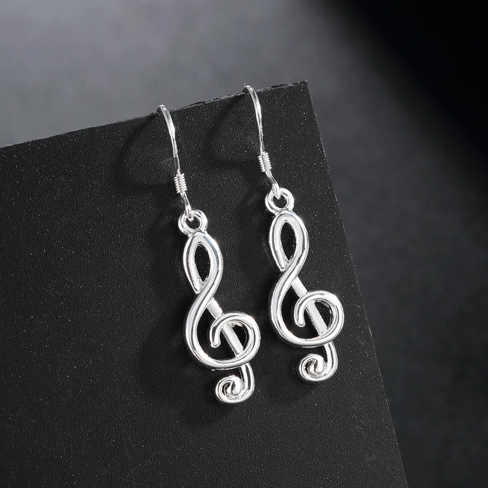 1 Pair Music Note Earring Aesthetic Earring Stud Earring Decorative Ear Jewelry
