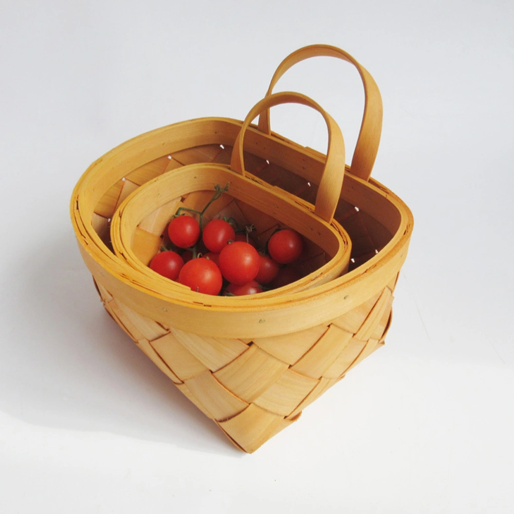 2pcs Woven Hanging Flower Basket Woven Wall Hanging Basket Kitchen Storage Basket for Storage