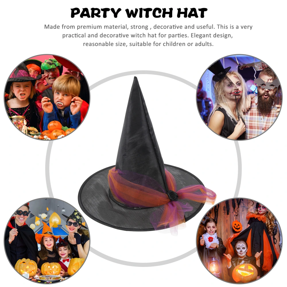 Halloween Witches Hat Decorative Witch Hat Cosplay Witch Hat Party Witch Hat