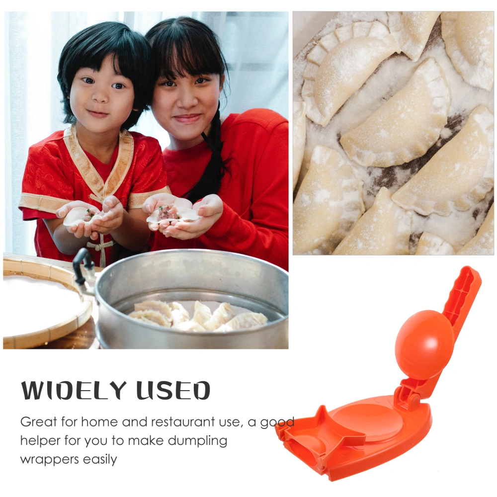 2pcs Kitchen Manual Dumpling Press Mold Semi-automatic Dumplings Maker Dumpling Wrapper Tool