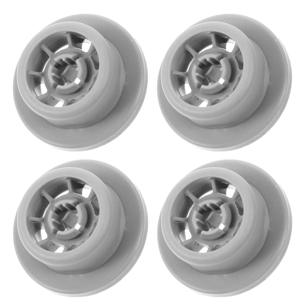 4pcs Professional Dishwasher Wheels Repairing Replacement Wheel Universal Wheel Compatible for Bosch and Kenmore