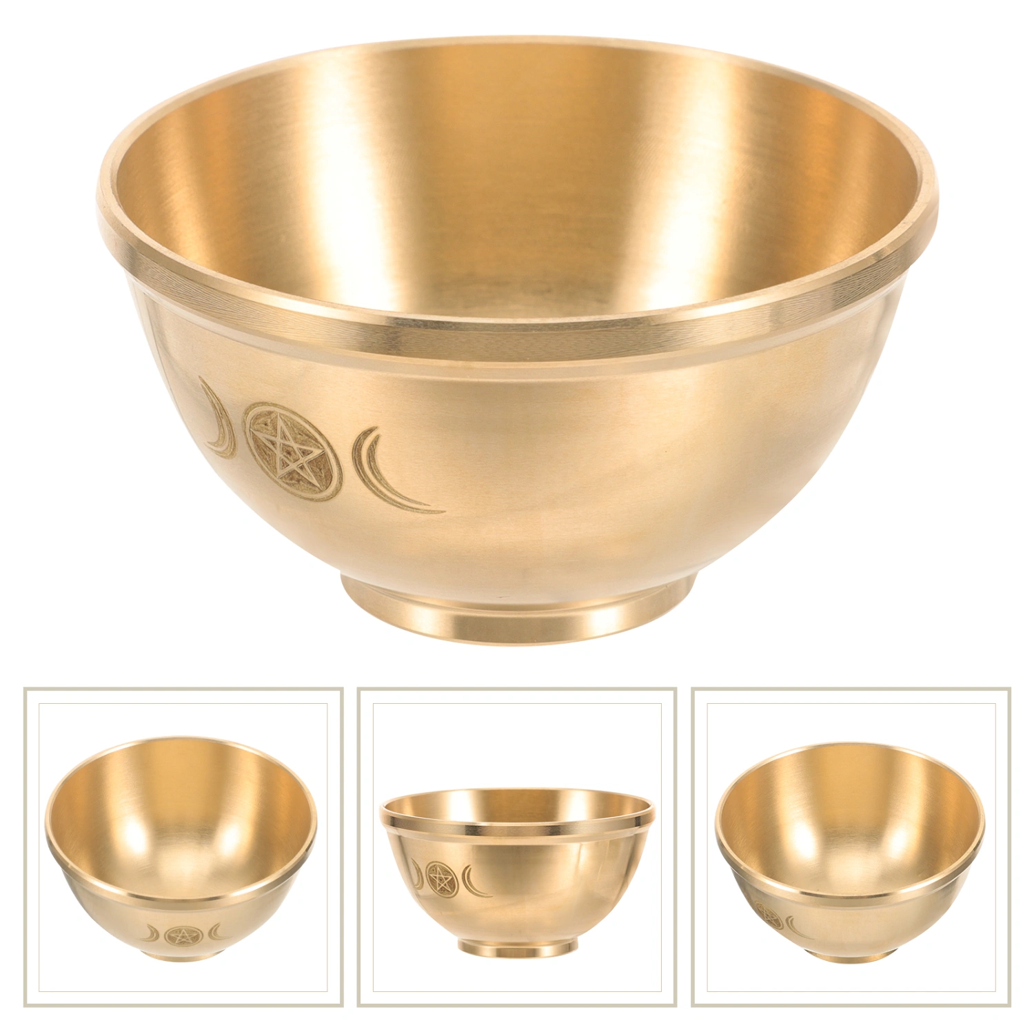 Creative Pentagram Bowl Worship God Sacrificial Bowl Sacrifice Supply Pentagram Offering Bowl