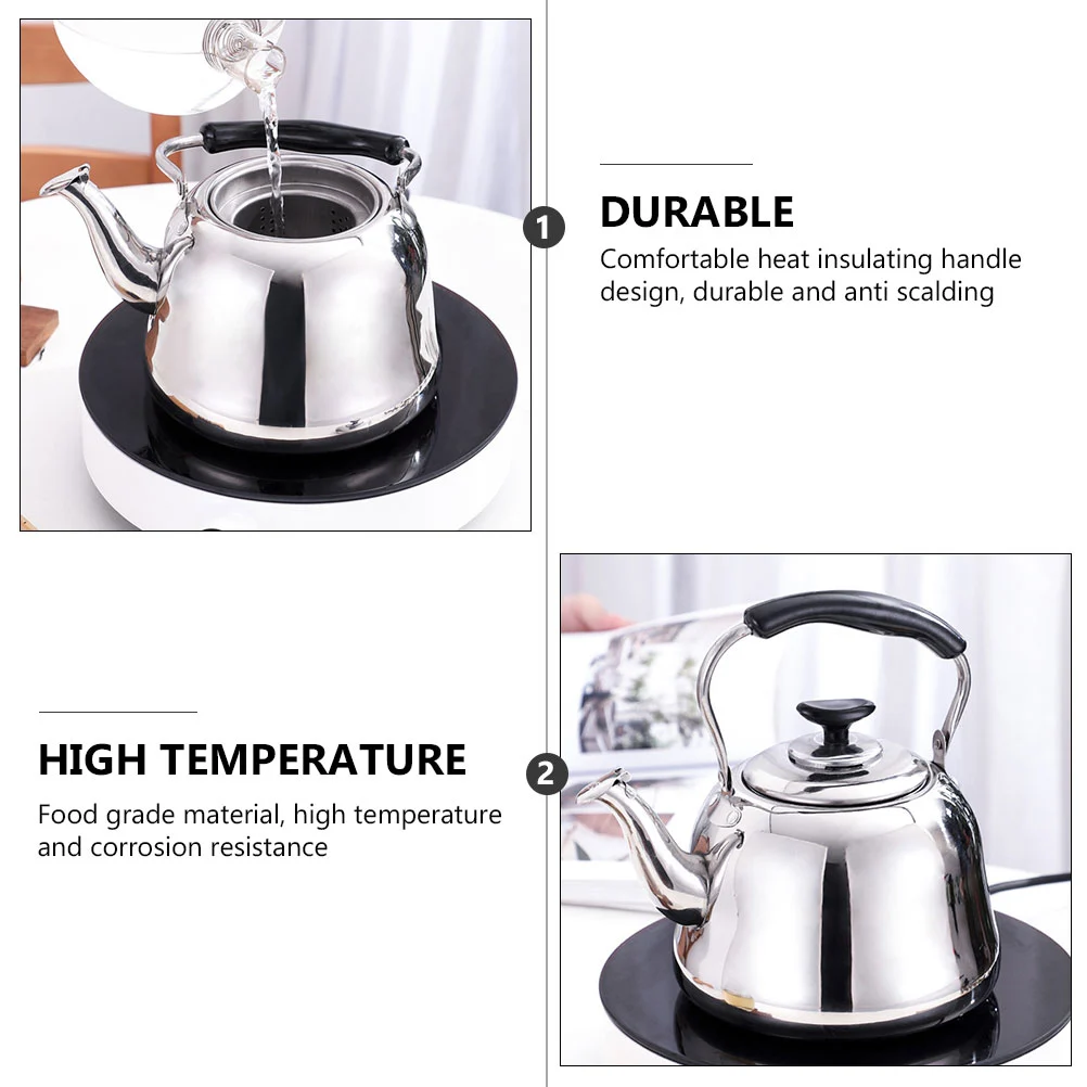 Whistling Tea Kettle Stainless Steel Hot Water Kettle Thicken Tea Kettle with Tea Strainer Whistling Tea Pot