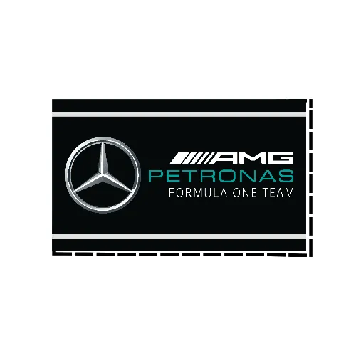 #5 mercedes flag 3x5ft