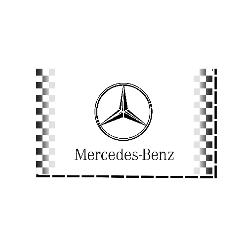 #8 mercedes flag 3x5ft