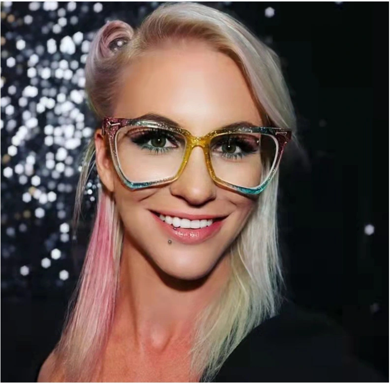 Rainbow Cat Eyes Sunglass Party Sunglass Funny Sunglass Women Irregular Sunglass
