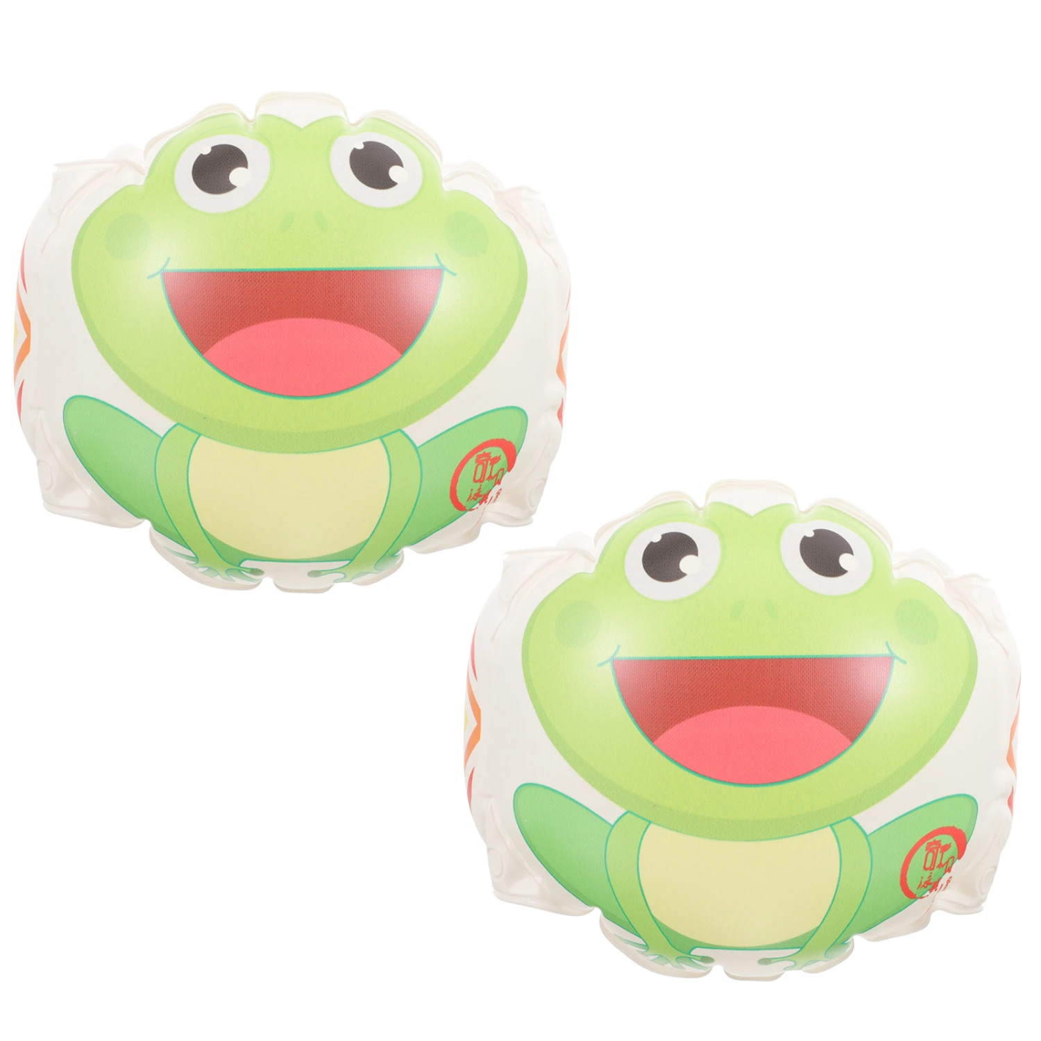 1 Pair of Swimming Arm Float Rings Swimming Pool Arm Floaties Cartoon Inflatable Armbands