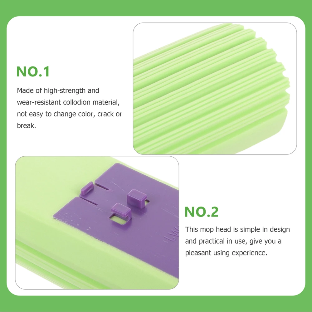 2pcs Sponge Mop Refill Sponge Mop Head Replacement Water Absorption Mop Heads