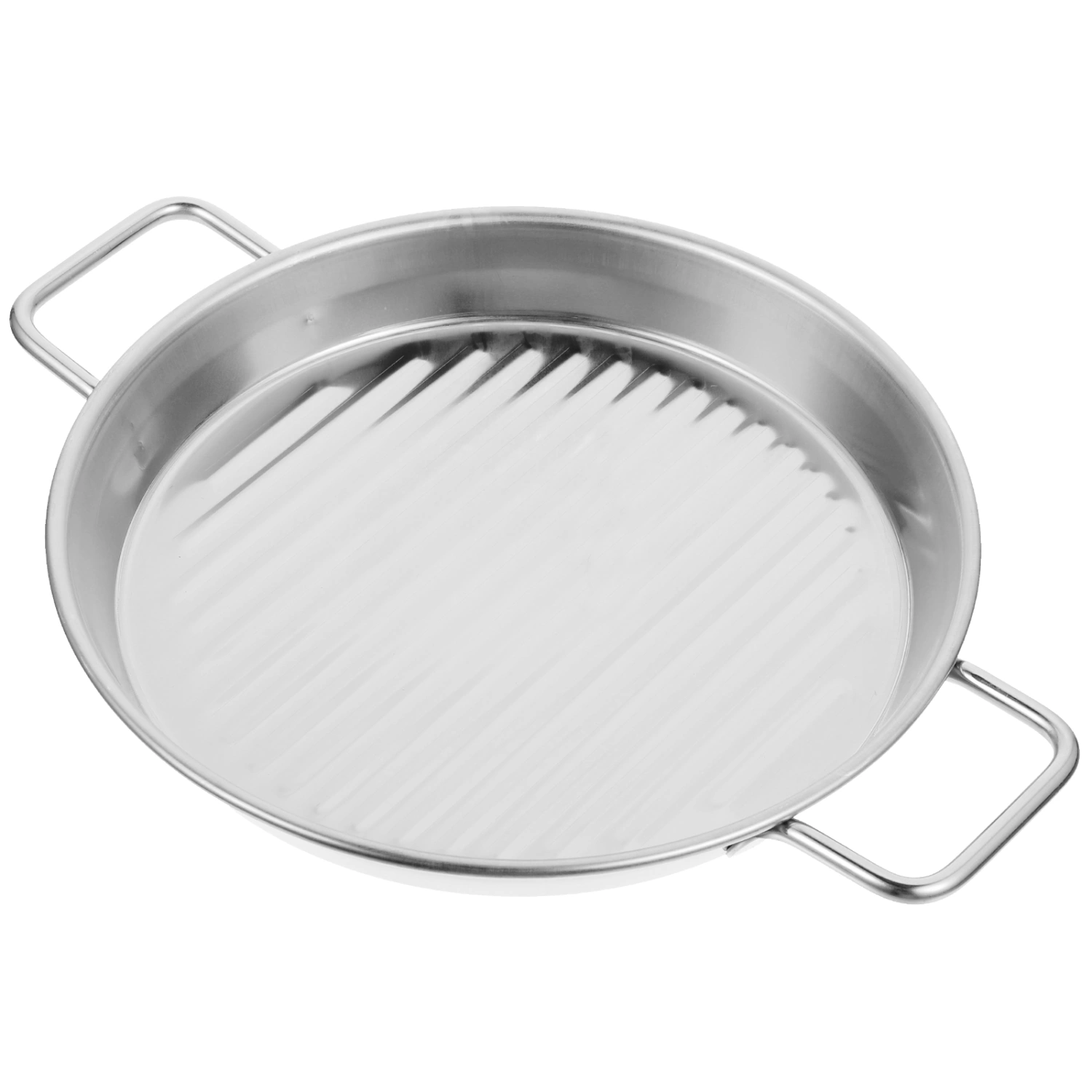 Stainless Steel Pizzas Pan Pizzas Tray with Handles Pizza Tray for Oven Pizza Baking Supplies