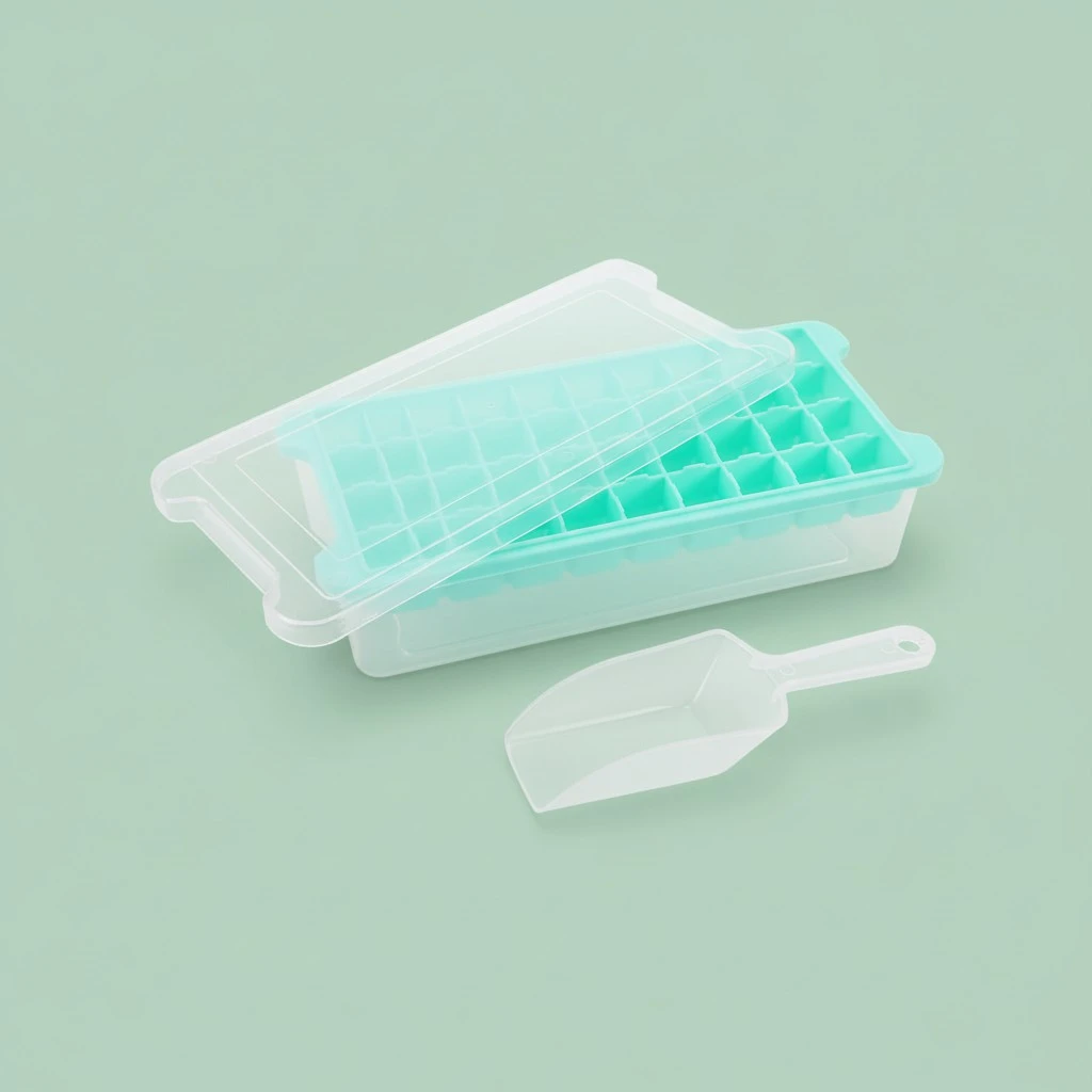 1 set of Freezer Ice Cube Tray Ice Cube Making Mold Fridge Ice Cube Making Holder
