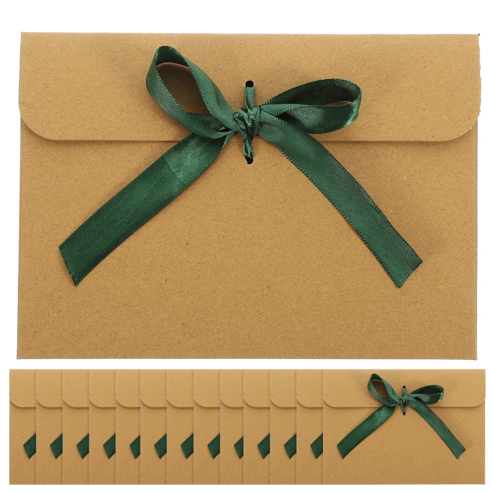 50Pcs Kraft Paper Envelopes Greeting Cards Holders Vintage Envelopes Gift Cards Holders for Office