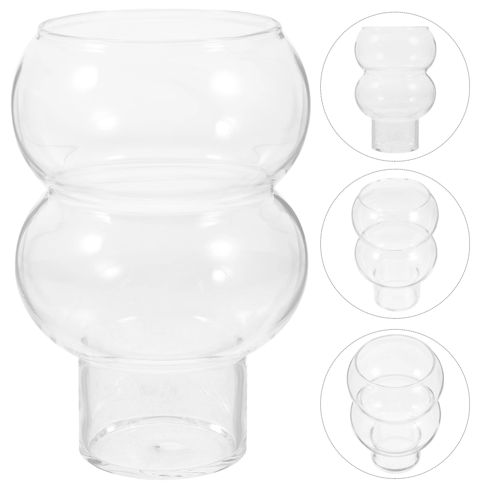 Glass Pudding Cup Glass Dessert Cup Fruit Bowl Salad Dish Appetizer Container for Girl