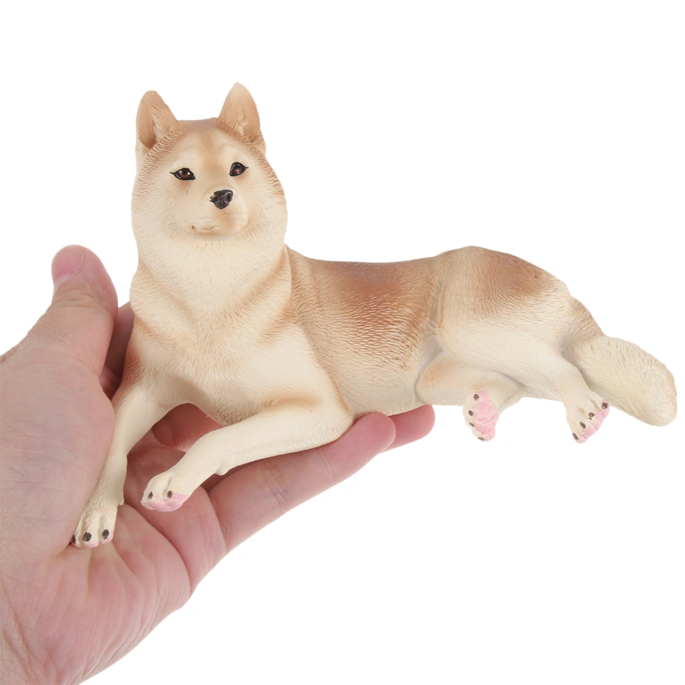 Puppy Animal Figurine Simulation Dog Figure Dog Figurine Plastic Animal Toy Figurine