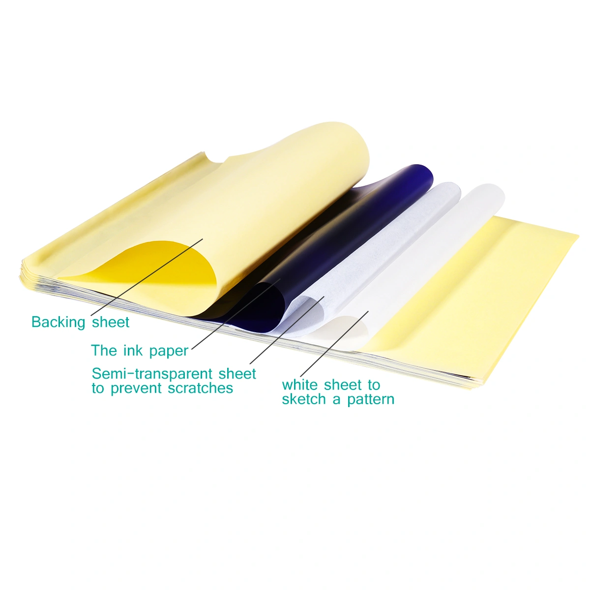 45 Sheets Tattoos Transfer Papers Portable Tattooing Transfer Papers Tattooing Paint Materials