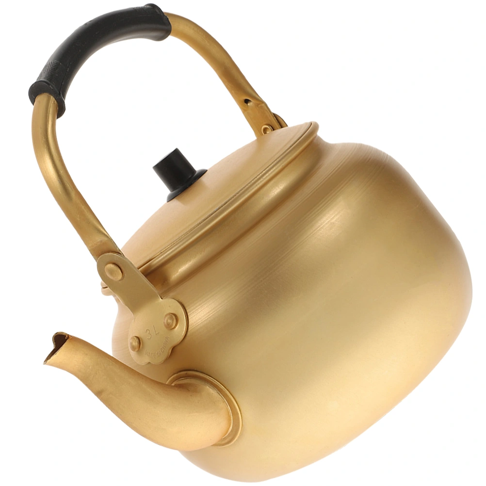 Water Boiler Restaurant Water Boiling Teapot Korean Style Water Kettle Practical Water Heating Pot(1L)