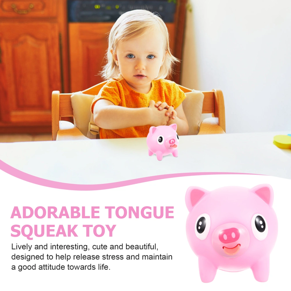 2Pcs Cartoon Animal Squeeze Toy Tongue Out Squeeze Animal Toy Slow Rising Animal Toy