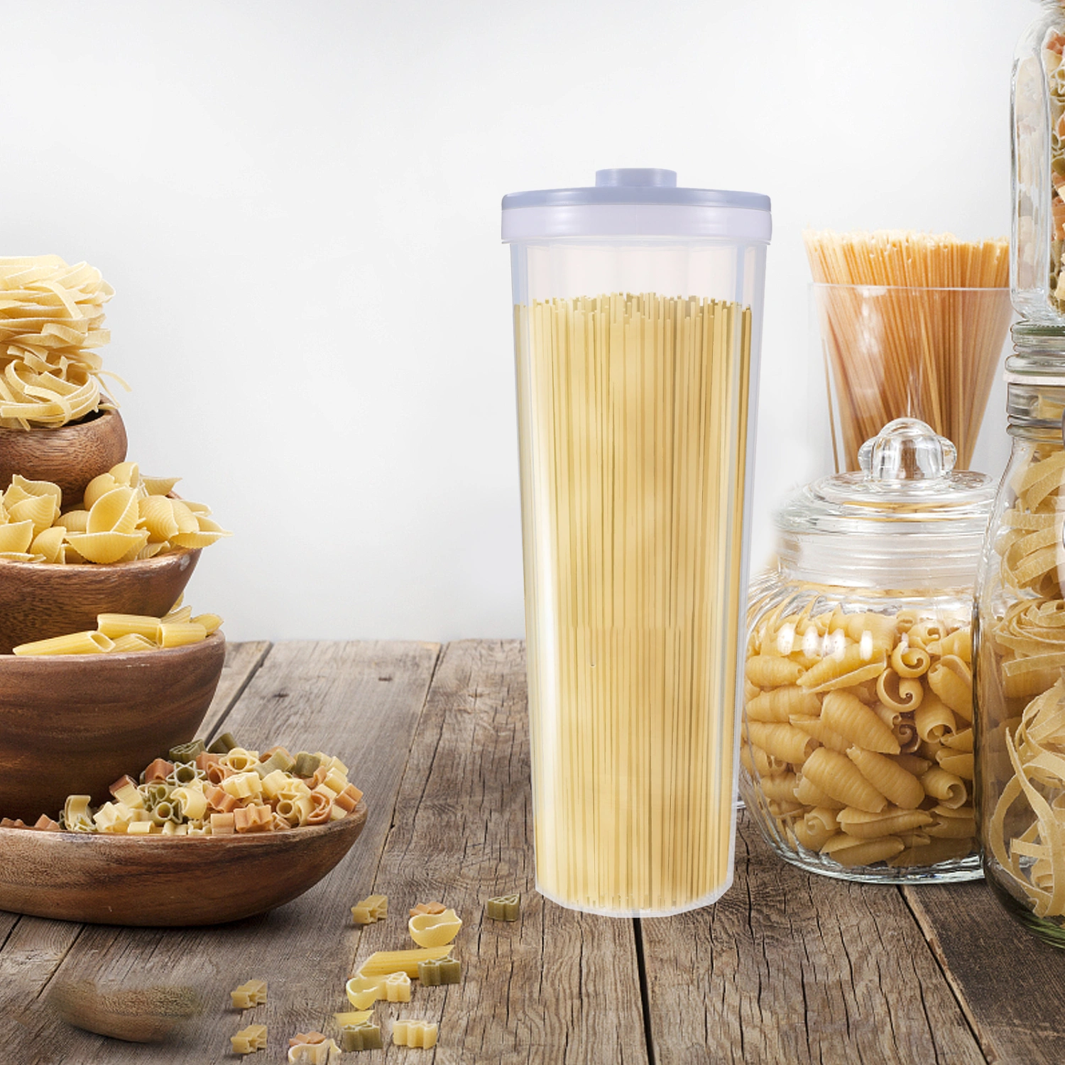 Pasta Storage Container Airtight Spaghetti Storage Container Dry Noodles Storage Box