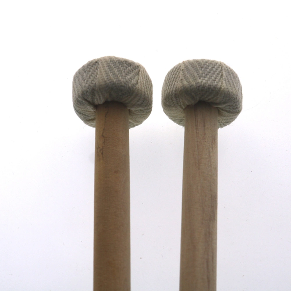 2pcs Wooden Mallet For Gong Percussion Instrument Wood Hammer Gong Part