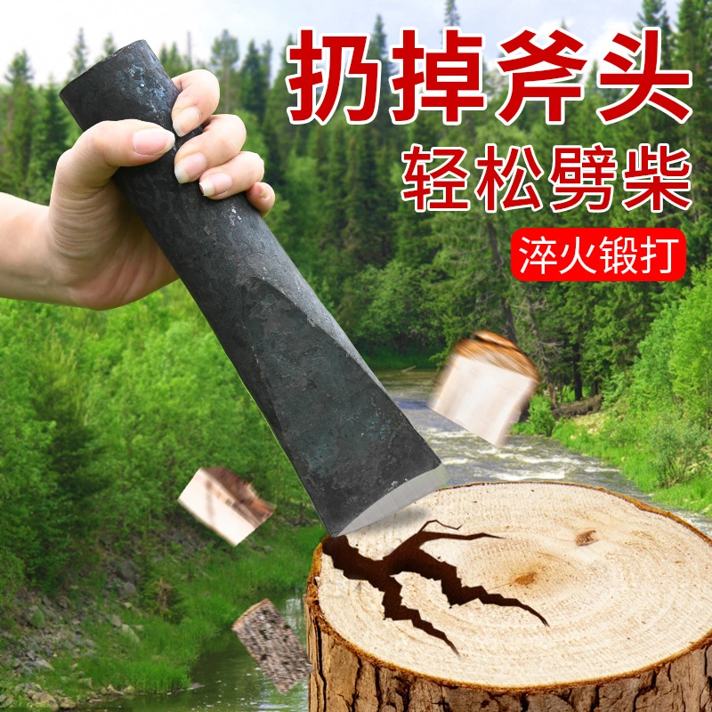 Log Splitter Manual Firewood Splitter Heavy Duty Splitting Wedge Wood Crack for Log