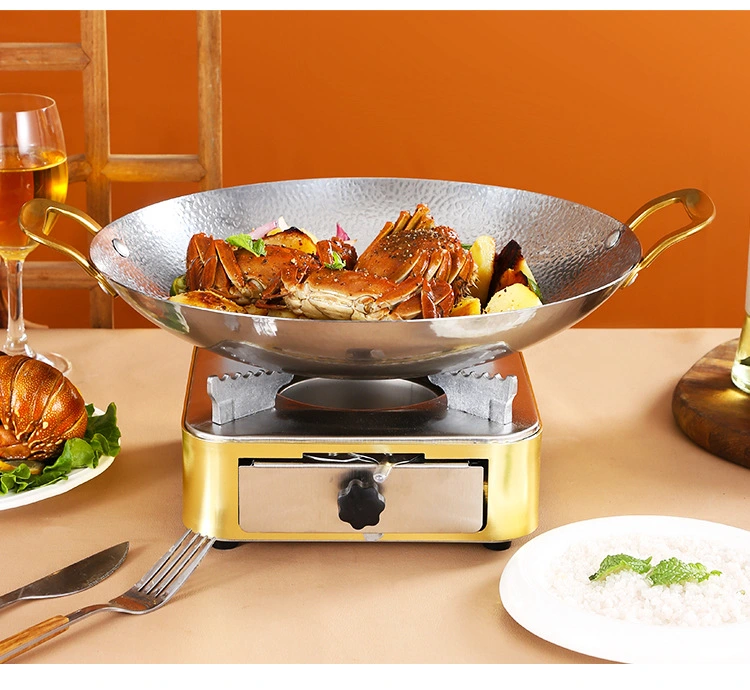 Cooking Pot Double Handle Cooking Pan Stainless Steel Pan Kitchen Cooking Tool