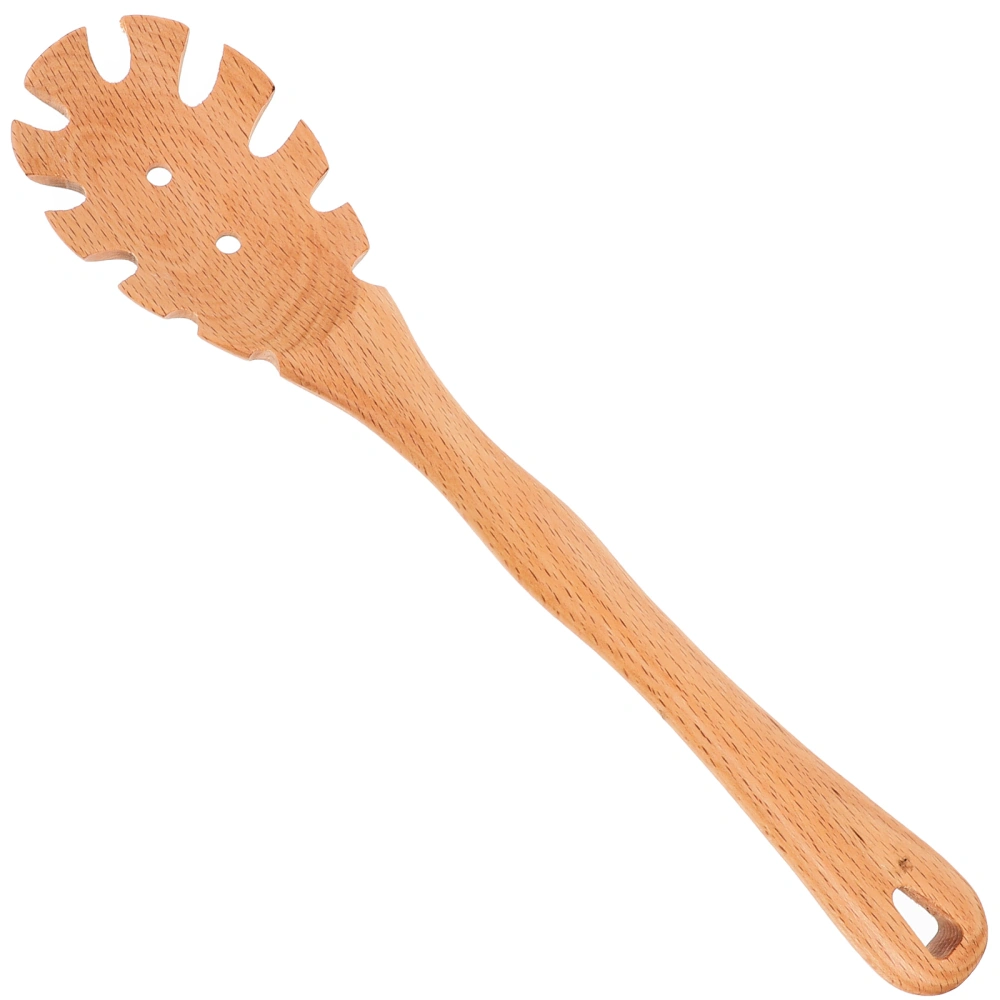 Wooden Spaghetti Server Spoon Household Kitchen Noodle Colander Noodle Filter