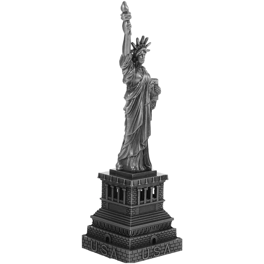 Statue Of Liberty Alloy Ornament Office Desktop Decor Bookshelf Craft Ornament