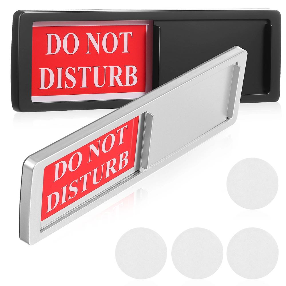 2Pcs Privacy Sign Do Not Disturb Welcome Please Knock Magnetic Slider for Conference Office