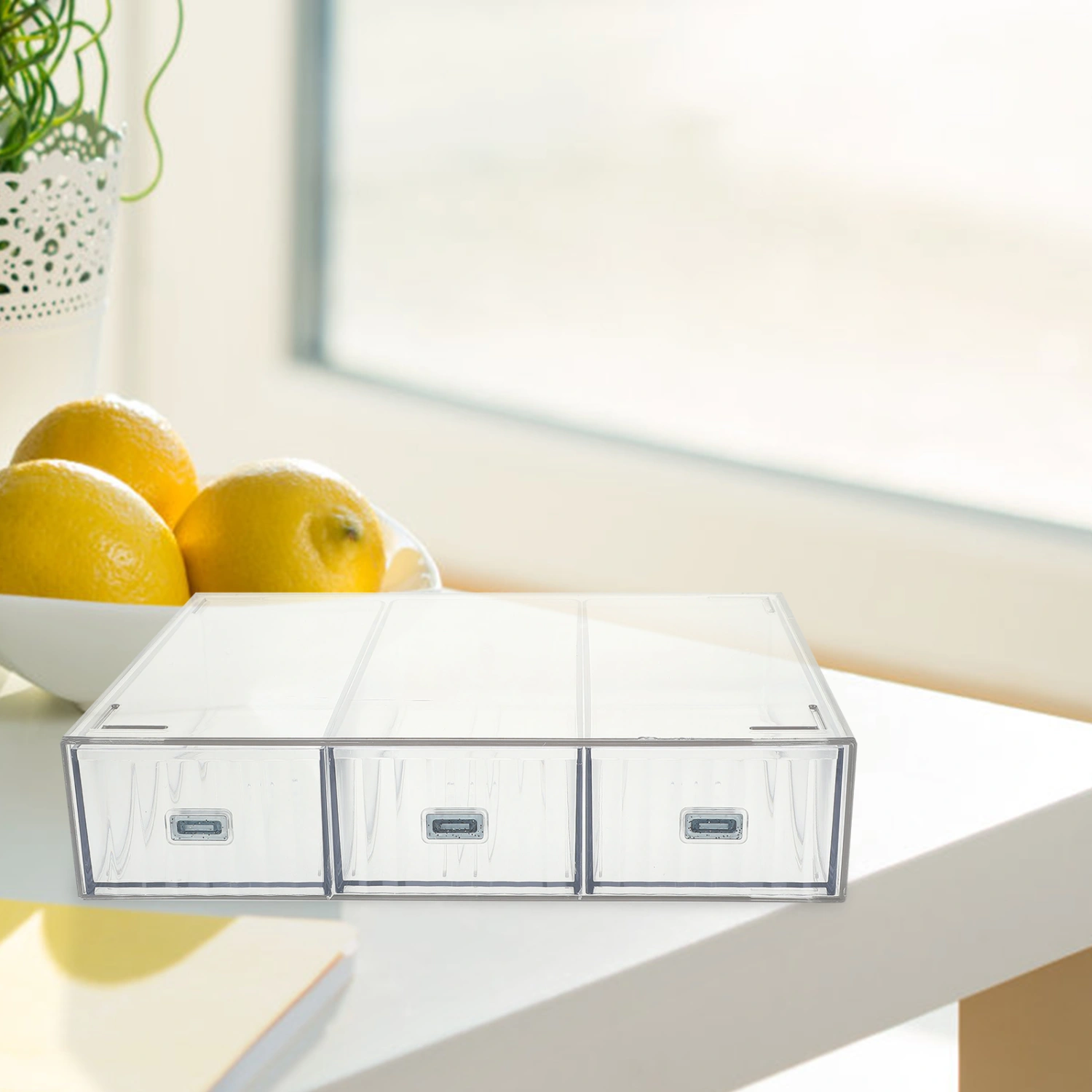Desk Storage Drawer Plastic Desk Organizer Box Desk Storage Organizer with Drawers