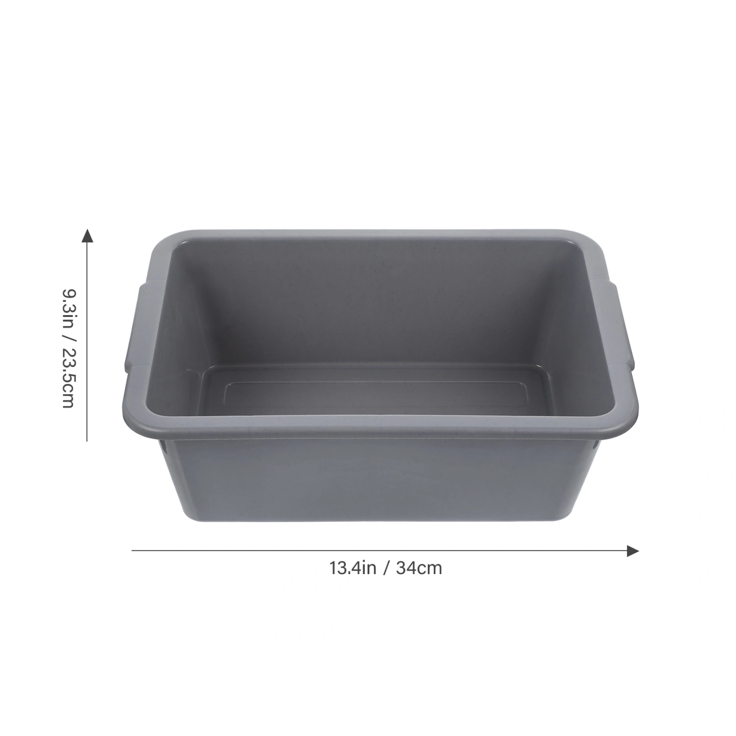 Commercial Bus Tub Plastic Rectangular Tub Washing Tub for Home Multipurpose Plastic Bin