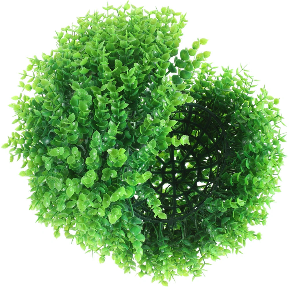 Faux Topiary Ball Plants Decoration Simulation Plant Topiary Ball Ceiling Hanging Grass Ball Decor