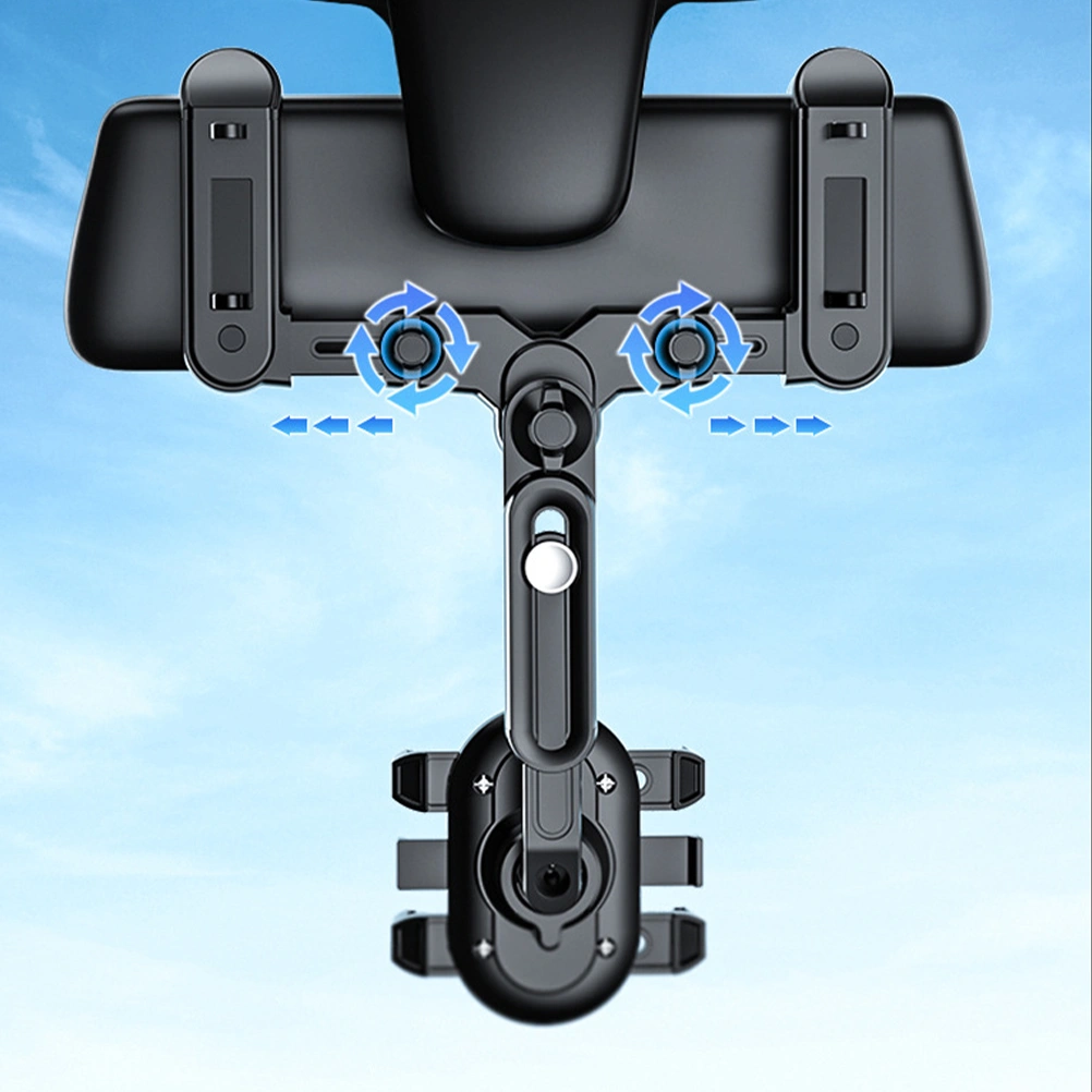 Rear View Mirror Phone Holder Multifunctional Rotatable Rearview Mirror Phone Holder for Car