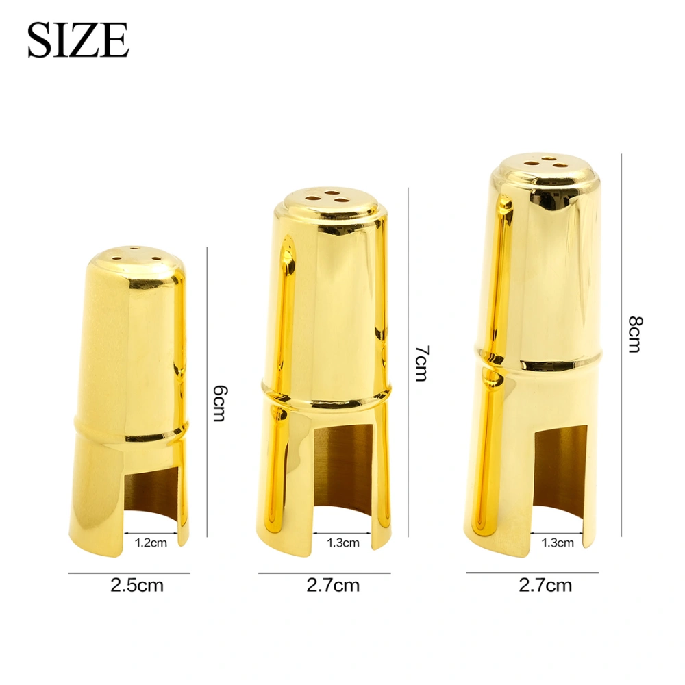 Saxophone Mouthpiece Cap Metal Saxophone Mouthpiece Cover Saxophone Accessory Sax Mouthpiece Part