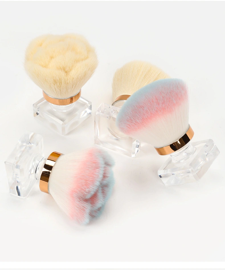 Powder Brush Travel Foundation Brush Portable Blush Brush Makeup Brush Nail Dust Brush