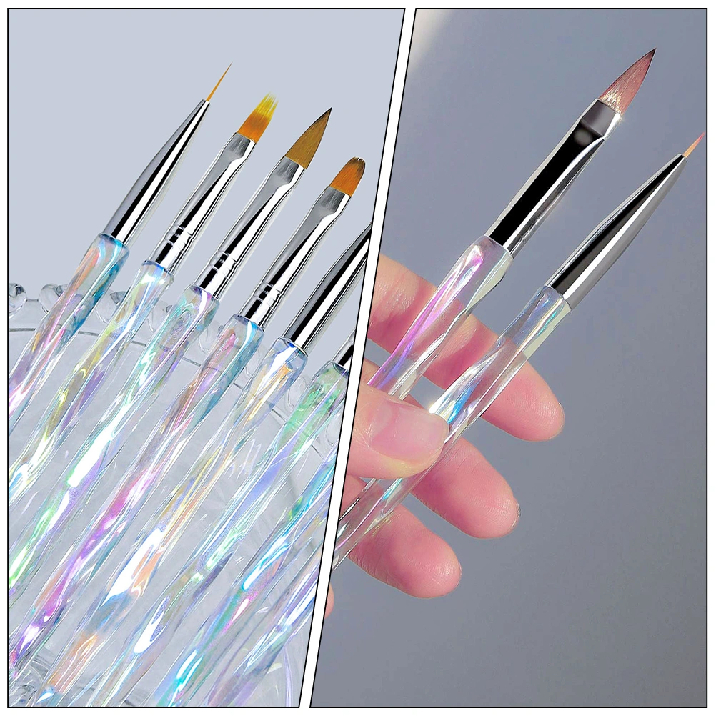 8Pcs Nail Art Pens Manicure Dotting Brushes Nail Painting Brushes Manicure Supplies