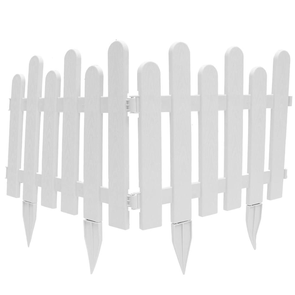 2pcs Plastic Fence Decoration Garden Garden Fence Ornament Multi-use Fence Decor