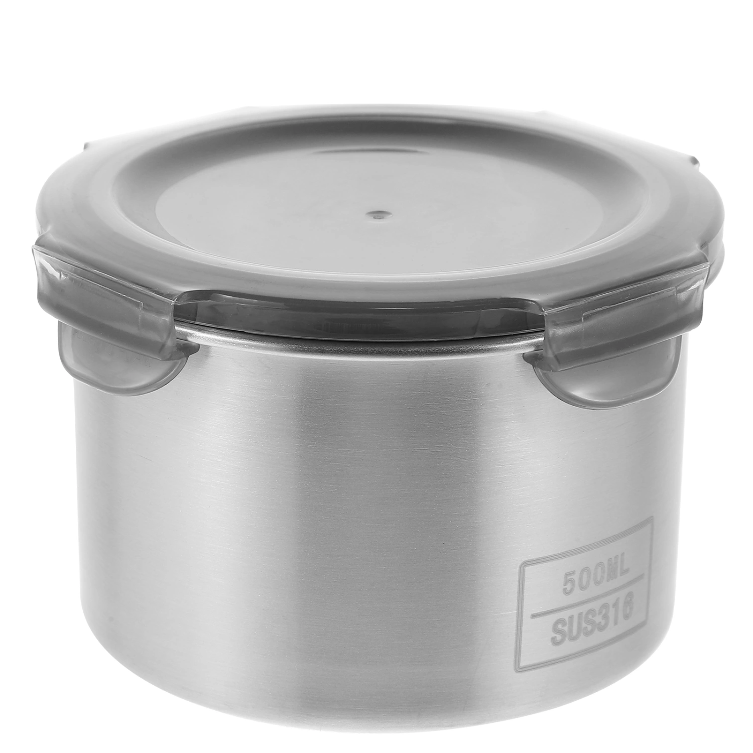 Stainless Steel Airtight Canister Cereal Container with Lid Rice Bean Flour Storage Bucket
