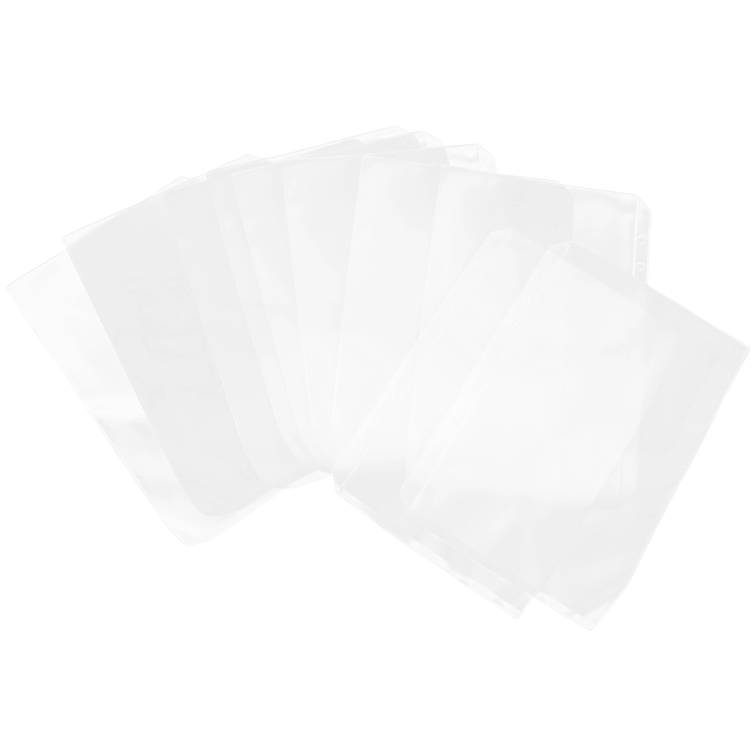 20Pcs Practical Binder Pockets Multifunctional File Protectors Portable Binder Inserts
