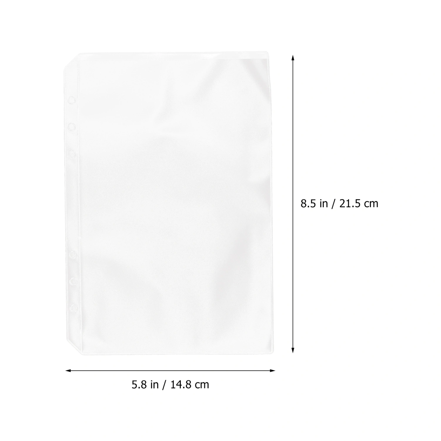20Pcs Practical Binder Pockets Multifunctional File Protectors Portable Binder Inserts