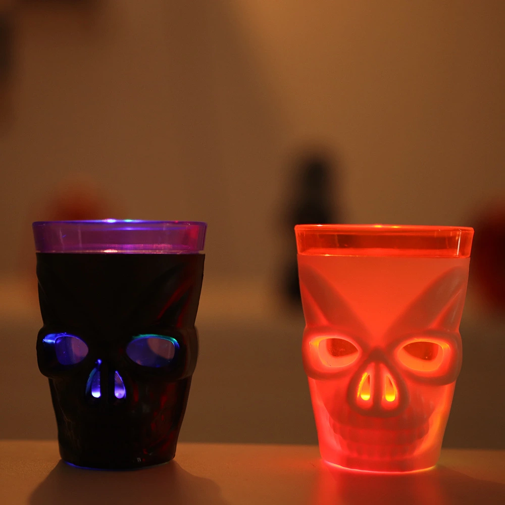 Skull Wine Glass Lamp Skull Cup Light Gothic Lamp Desktop Gothic Decor Halloween Room Decor