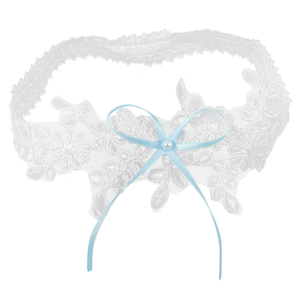 Wedding Garter Lace Floral Garter Bowknot Stretch Leg Garter Bridal Accessory