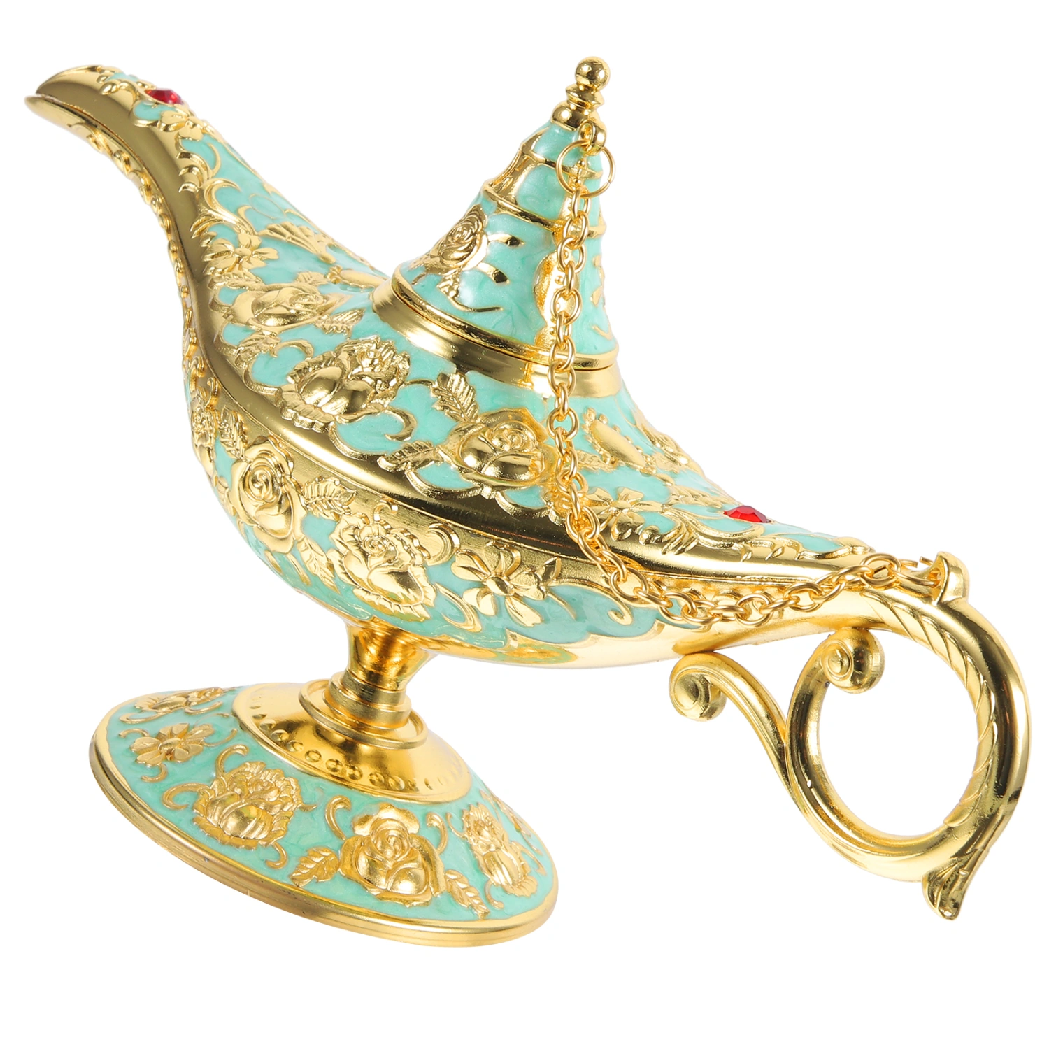 Classic Aladding Lamp Decor Wishing Light Carved Craft Party Tabletop Decoration
