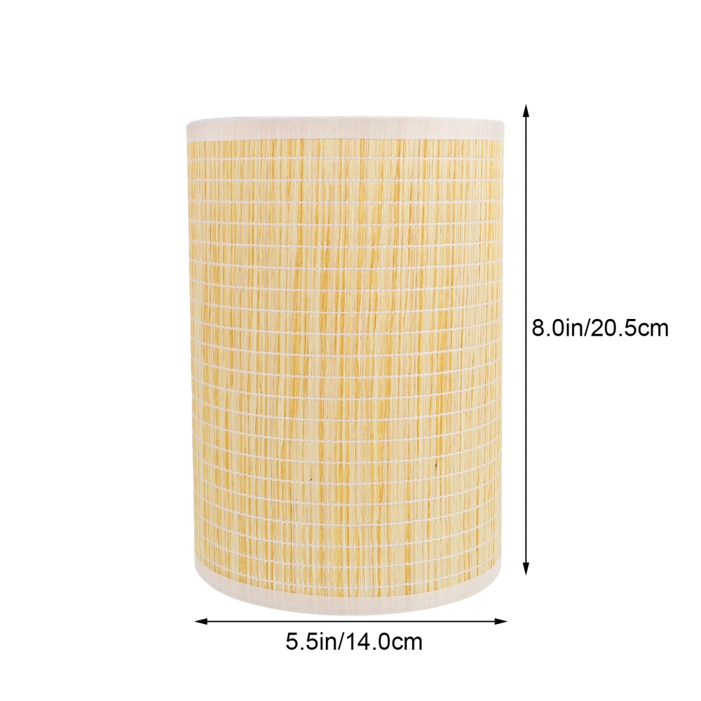 Pendant Lamp Shade Woven Lamp Shade Ceiling Lamp Cover Rustic Rattan Lamp Cover(E27/E14)