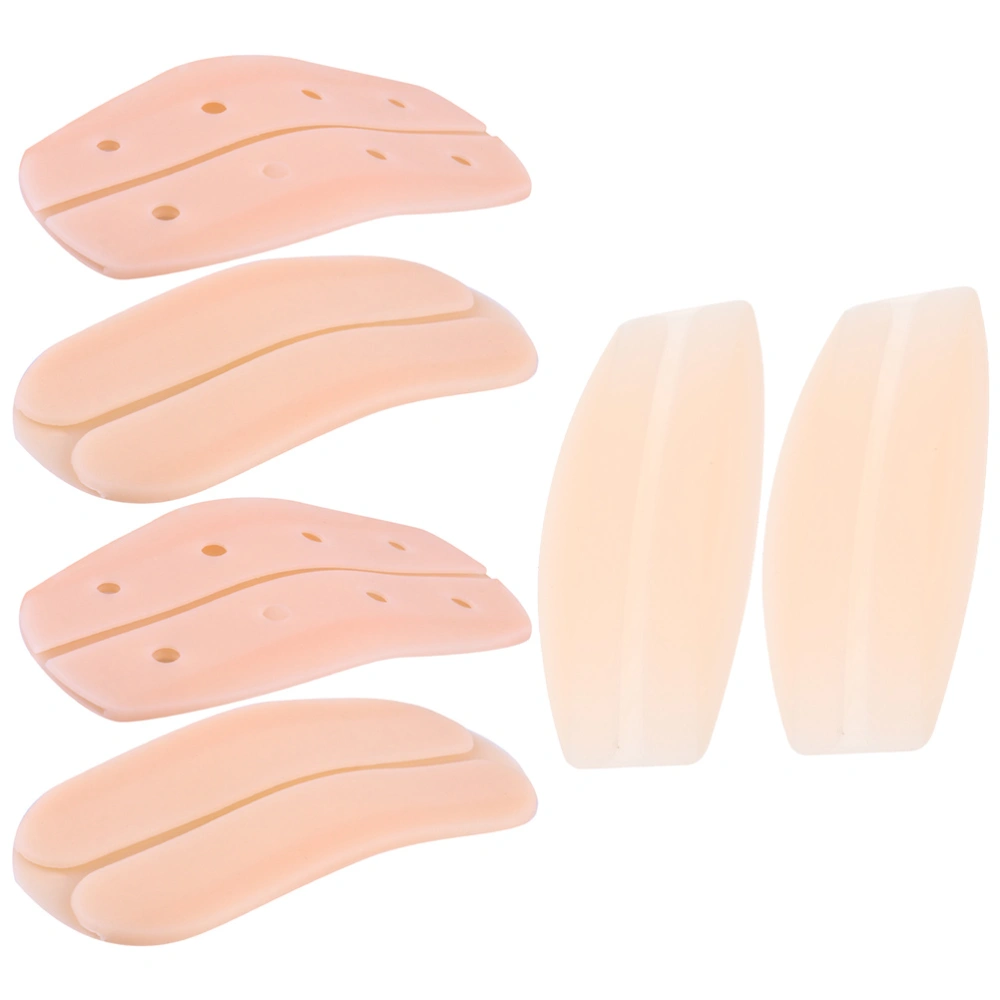 6Pcs Non-slip Shoulder Pads Reusable Bra Strap Holders Invisible Shoulder Pads Shoulder Protectors